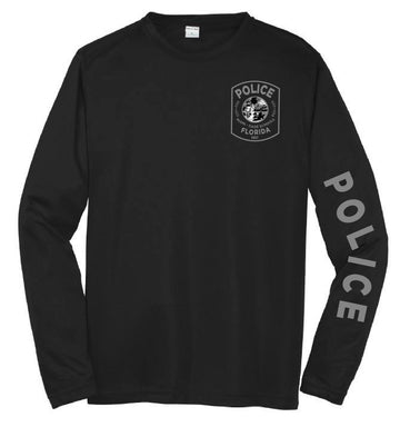 Miami Dade Schools Police Department Cooling Performance Long Sleeve Tee